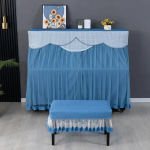 1 tk Uus Minimalistlik Tikandiga Klaverikate Paksust Kangast Taburetikate Pestav Mitmev&auml;rviline Klaveri Tolmukate bench 36x56cm 1piece