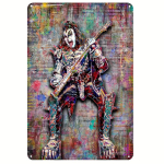 Klassika rokkb&auml;nd &ldquo;Kiss Revenge&rdquo; Vintage Art Metal Plakat Retro Man Cave Music Club Baar Pubi Kohvik Dekoratiivsed plaadid 20x30cm
