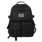 Koormus mitme taskuga meeste ja naiste universaalset nailonist suure mahutavusega vaba aja veetmise lihtsat koolikotti, pandlaga arvuti seljakotti