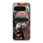 Coque - MANIACASE - Google Pixel 9 Pro - Silicone - Noir - Formule 1