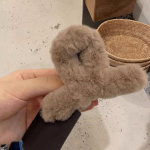 Soft Milk Coffee Color Series kohev Palus seljapea Updo Hair Claw Soe suur Palus Hai Klamber Barrettes Juuksek&uuml;&uuml;ned A1