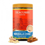 TEACURRY Masala Chai (100 grammi, 50 tassi) - Masala Assami tee seedimisele - 100% looduslik v&uuml;rtsitatud must tee ehtsa kardemoni ja ingveriga