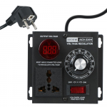 Valguse kiiruse temperatuuri Voltide jaoks Muutuva pinge regulaator Suure v&otilde;imsusega kompaktse pinge regulaator vahelduvvoolu 220 V 4000 W must