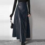 ZANZEA k&otilde;rge v&ouml;&ouml;kohaga nahast seelik Naiste k&uuml;lgt&otilde;mblukuga kunst-PU-nahast pikad seelikud XL