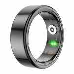 R02 Smart Ring titaanist teraskest pulsisagedus vere hapniku ja une tervisemonitor Sport Fitness Tracker ring Android IOS jaoks 10# must