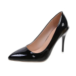 Suures suuruses naiste kingad New Candy Colors Pumps Seksikas terava varbaga lakknahast naiste k&otilde;rge kontsaga elegantsed kleitkingad 2024 44