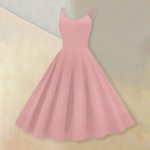 Naiste moega tr&uuml;kitud Seksikas Olkaimeta Gooti kokteilikleit Punk, vintage kleit. L roosa