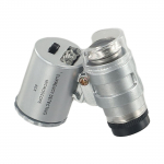 60 korda mobiiltelefoni suurendusklaasi ehete taskumikroskoobi LED-valgusti