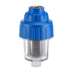 Universaalne roostevabast terasest eelfiltriga veepuhasti keermestatud disainiga elektrisoojendite jaoks W13 cover filter sinine