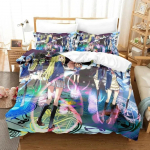 Yamada-kun ja Seitse N&otilde;ida Voodipesukomplekt Multikas Anime kolmeosaline komplekt T&auml;iskasvanu Laps Magamistuba Tekikoti Komplektid 3D Kawaii T&uuml;drukud 70x133cm 2pcs