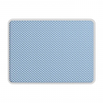 Kassiliivamatt Kahekihiline veekindel uriinikindel p&uuml;&uuml;dmismatt Lihtne puhastada libisemiskindel tualettpadi Kassi kriimustuslapp, suur jalg Pa 30cmX45cm