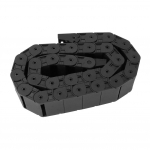 1-meetrine R38 must nailonist kaabli vedamisahela traadihoidja 3D-printeri CNC-masina jaoks 18x50mm