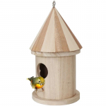 Puidust koolibrimaja Metslind &otilde;ueaeda &otilde;ue r&otilde;du rippuv s&ouml;&ouml;tja kaunistus p&auml;&auml;sukesevarblase pesamaja