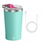 Ise segav kohvitass 400ml Automaatne magnetiline segamiskruus Roostevabast terasest segamiskruus Kaasaskantav Laetav elektriline kohvikruus kodu kontorisse A