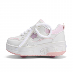 Laste rulluisukingad Naiste ratastega tossud Meeste rulluisud v&auml;lisspordijalatsid 38 roosa