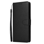 Magnetiline klappvutlar kaardipilude, fotoraami + sularaha taskuga Xiaomi/Redmi/OPPO/Realme jaoks. Stend ja randmerihm. PU nahast rahakotivutlar Realme 14X 5G must