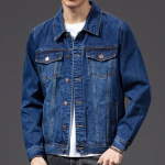 Meeste Slim Fit teksajakk &ndash; Trendikas Korea stiil kevadiseks ja s&uuml;giseseks hooajaks L