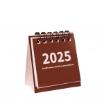 1 TK mini lauakalender 2024-2025, august 2024 kuni detsember 2025 v&auml;ike lauakalender, Creative Mini p&auml;evakava kalender punane