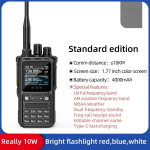 UV110D raadiosaatja 1 tk pika tegevusraadiusega kaasaskantav k&auml;sirakendus raadiosaatja Blue-tooth telefoni APP programmeerimine kahesuunaline raadio UV110D standard