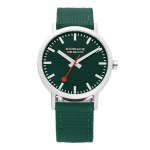 Mondaine A660.30360.60sbf Classic Forest Green Cork Recycle Public NATO Watch A660.30360.60SBF