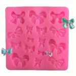 Silikoonist vibuvormid meisterdamiseks fondantkoogi k&uuml;psetamiseks Square Silicone Mold