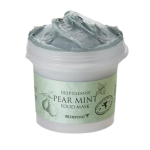 SKINFOOD Pear Mint Food Mask 120g &ndash; Pore Tightening & Cooling Wash-Off Clay Mask for Oily Skin &ndash; Korean Skincare Facial Treatment 120g white