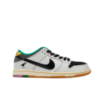 Meeste CSEF x Nike Dunk Low SB Valge L&auml;bipaistev Smaragd Unisex Tossud Summit-White Must Raudhall HJ4132-100 36.5 white