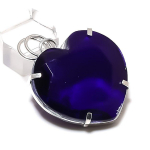 Natural Amethyst Gemstone 925 Sterling Silver Jewelry Pendant 1.77 c3o60