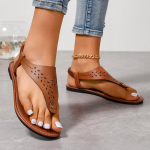 Naiste kingad, uued stringid, naiste sandaalid, avatud varbaga, vabaaja sandaalid, naistele m&otilde;eldud neetidega elastse paelaga lameda kontsaga pehme p&otilde;hjaga kingad, naised 37