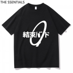 Bocchi The Rock T-s&auml;rk Unisex Harajuku Cartoon Graphic Hitori T-s&auml;rk Unisex Anime Unisexga Esteetilised vabaaja puuvillased Kawaii T-s&auml;rgid 2XL