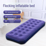 Stiilne moodne PVC t&auml;ispuhutav voodi: Mitmeotstarbeline kodu v&otilde;i vaba aja veetmiseks &otilde;ues Foot Pump