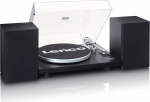 Lenco LS-500BK - HiFi plaadim&auml;ngija k&otilde;larikomplektiga, Lenco must