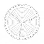 1/2 tk 200 mm ringm&otilde;&otilde;tur 0-360&deg; nurk &uuml;mmargune tsentriotsija kompass treipingi tsentreerimist&ouml;&ouml;riist ringide joonistamine l&auml;bim&otilde;&otilde;t ringm&otilde;&otilde;tur
