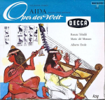LP plaat GIUSEPPE VERDI, RENATA TEBALDI, MAR - Aida  Aariad ja stseenid BLK16522 Decca Saksamaa Klassikaline Kasutatud