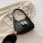 Magus &uuml;hev&auml;rviline lipsuga k&auml;ekott naiste 2025 uus trendikas mood ni&scaron;&scaron; kaenlaalune kott ketiga &otilde;lakott roosa