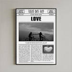 Mustvalge Lana Del Rey Ajaleheplakat Esteetika T&uuml;druk laulja R&auml;ppar L&otilde;uendimaal Tr&uuml;kk Seinakunst Seinapilt Kodutoa sisustus 20x30cm no frame