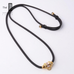 Tai Buddha amulett Kuldne valgus Luksus Teemantk&ouml;is kaelapael &ndash; Reguleeritav kaelakee Default