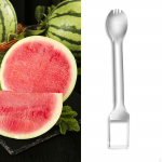 2 in 1 Watermelon Fork Slicer Double Head for Family Gathering Restaurant