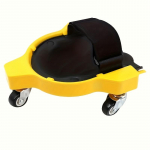 1 TK 360&deg; P&ouml;&ouml;rlev ratas p&otilde;lvekaitsmed | Liigutamiseks ja suuna reguleerimiseks kaasaskantav, sobib p&otilde;lvede kaitseks plaatimisel ehitusplatsidel kollane