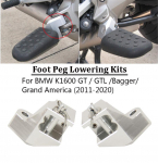 2011-2020 BMW K1600GT GTL & Baggeri jalatoed Jalatoe alanduskomplekt H&otilde;bedane 2x
