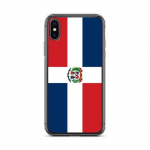 Coque T&eacute;lephone Drapeau R&eacute;publique Dominicaine &ndash; iPhone X