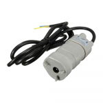 Kvaliteetne 12V DC 1,2A 5M 600L/H P&auml;ikeseakvaariumile Kolmejuhtmeline mikrosukelmootoriga veepump 12V must