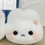 Dualswish Cute Angry Crying Rabbit Keychain Plush Doll M&auml;ngukott Ripats Koolikott Kaunistus &Otilde;pilases&otilde;bra kingitus sad