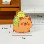 Loov Kawaii Kapibara Pliiatsihoidja L&auml;bipaistev Pliiatsikonteiner Multifunktsionaalne Lauaarvuti Akr&uuml;&uuml;l Kirjatarvete Hoiukarp