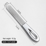 1 tk Kahepoolsed k&uuml;&uuml;neviilid roostevabast terasest manik&uuml;&uuml;ri pedik&uuml;&uuml;ri hooldus professionaalseks s&otilde;rme varvaste k&uuml;&uuml;nehoolduseks T&ouml;&ouml;riistad Aksessuaarid