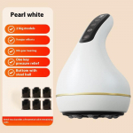 Elektriline vaakumkuputamise massaaž Gua Sha teraapia aparaat Tervislik kraapimine Tselluliidivastane seade Meridiaaniteraapia Rasvap&otilde;letus must