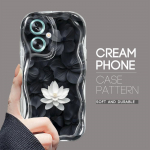 Armas koomiksimustriga kreemjas tekstuuriga korpus, lainelise servaga pehme silikoonkaanega telefoni&uuml;mbris OPPO Reno Realme jaoks Realme P1 Speed 5G