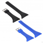 2 Fashion Silicone Watch Band Replacement Strap For FT4 FT7 FT black and blue