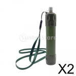 2x Water straw for filter, Portable Filtration Gear,Emergency Preparedness,for Drinking Hiking