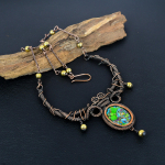 Fiesta Kingman t&uuml;rkiissinine kaelakee, 999 vasktraadiga m&auml;hitud kaelakee ehted, reguleeritava keti v&auml;&auml;riskividega k&auml;sitsi valmistatud ehtekaelakee, kingitus s&otilde;brale